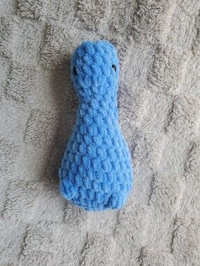 ✨Blue Crochet Plush Dinosaur Toy✨